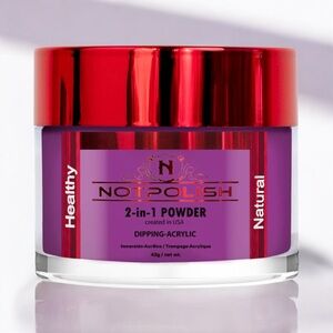 NEW NotPolish 2 in 1 Powder Dipping-Acrylic Color Smoked
Purple